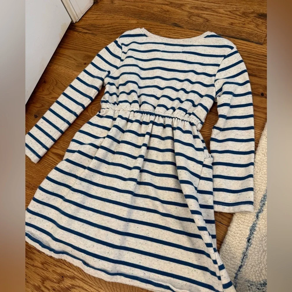 Old Navy 5T Toddler Girl French Terry Striped Dress